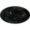 Ekena Millwork Bordeaux Ceiling Medallion (Fits Canopies up to 3 1/4"), 22 5/8"OD x 1 3/4"P, Black Pearl CM22BOBPS - alternate 4